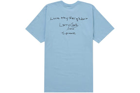 Supreme Larry Clark Neighbor Tee Light Blue