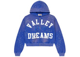 Vale Forever Classico Zip Up Hoodie Sapphire