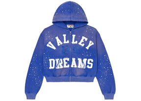 Vale Forever Classico Zip Up Hoodie Sapphire