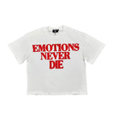 Mixed Emotions ‘End’ Rhinestone Tee Red