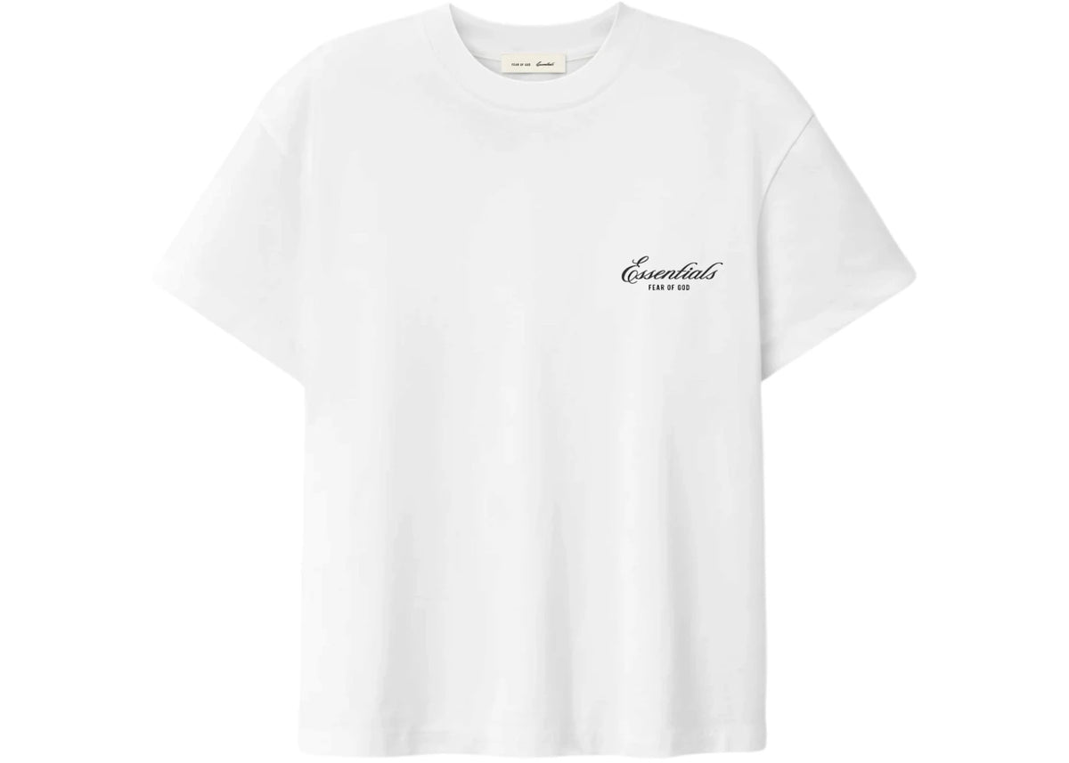 Fear of God Essentials Signature Classic Tee (SS26) Bright White