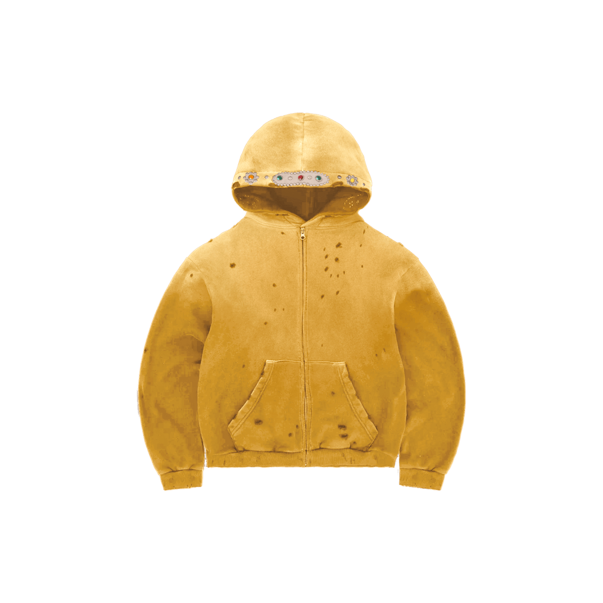 Bravest Studios Yellow Sapphire Zip Hoodie