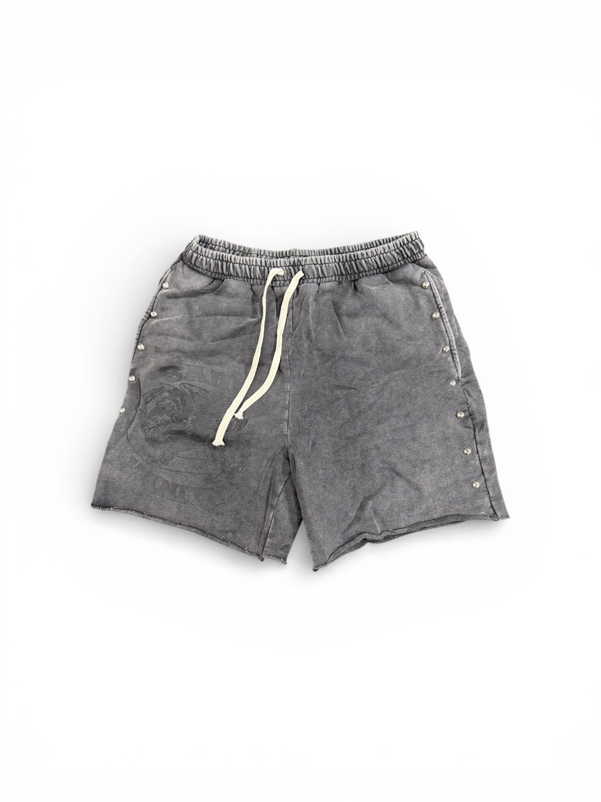 Saint Vanity Terry Shorts Black