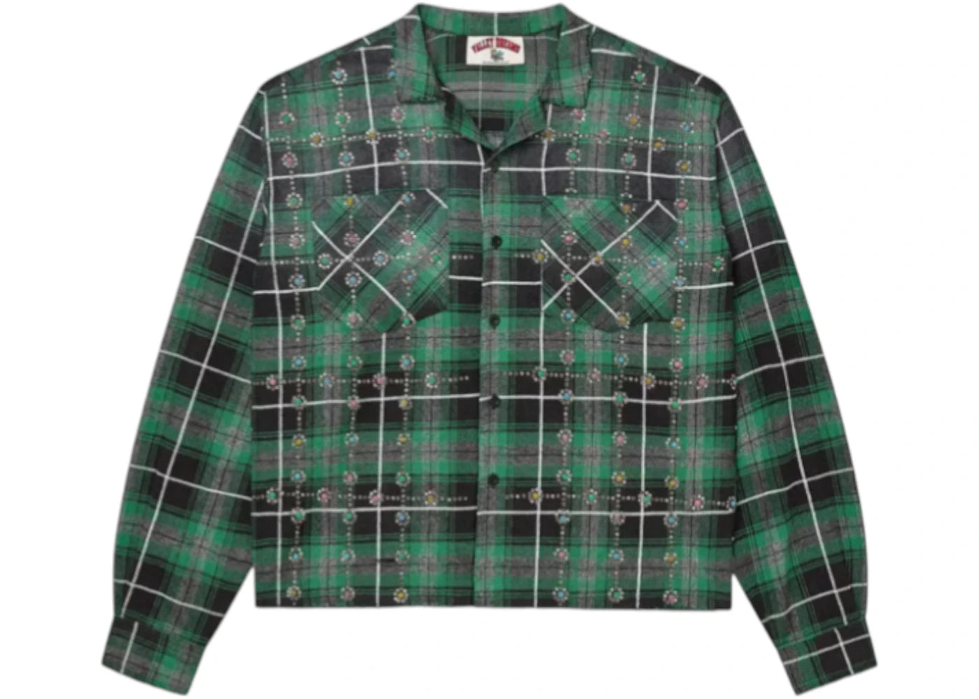 Vale Forever Grinch Gems L/S Flannel Green