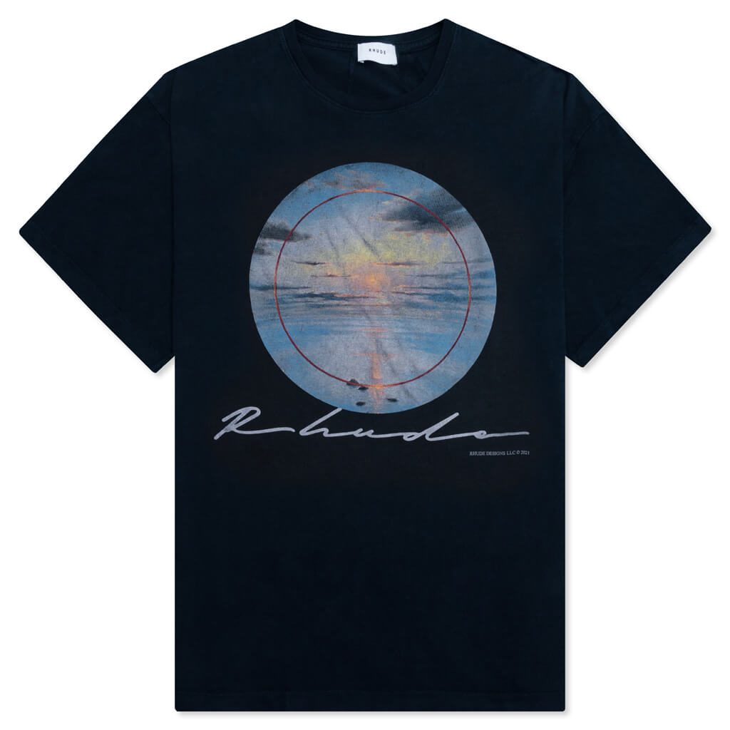 Rhude Sunset Tee Black