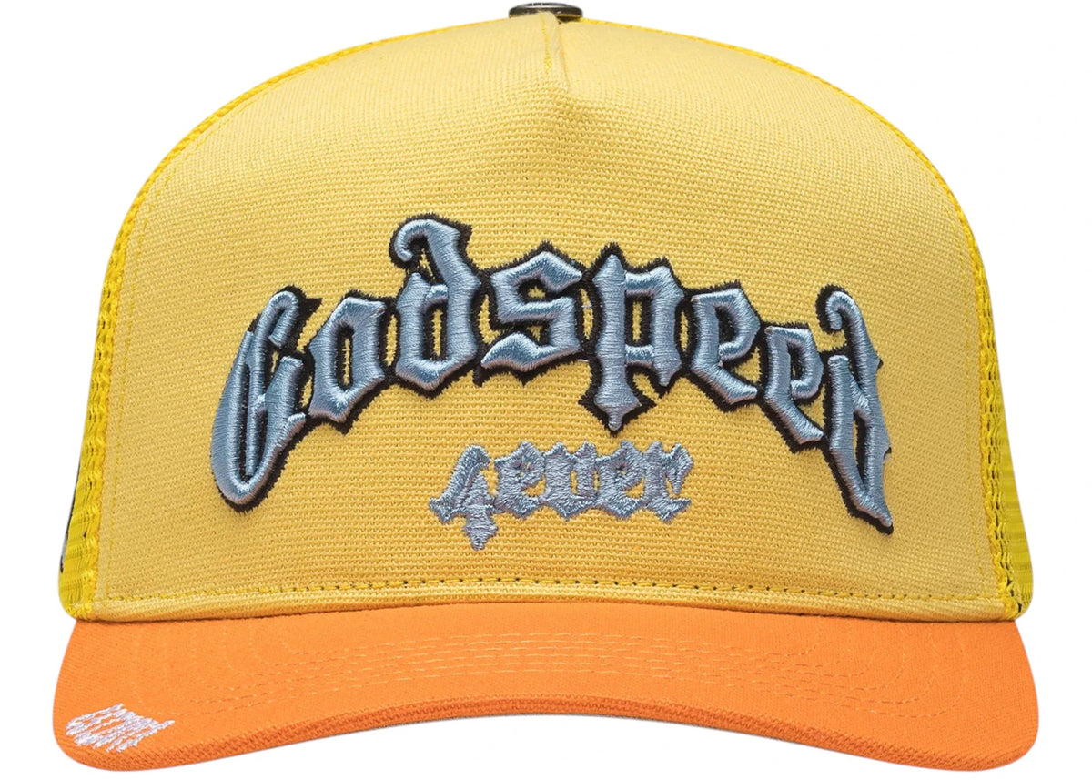 Godspeed Forever Trucker Hat Yellow/Orange