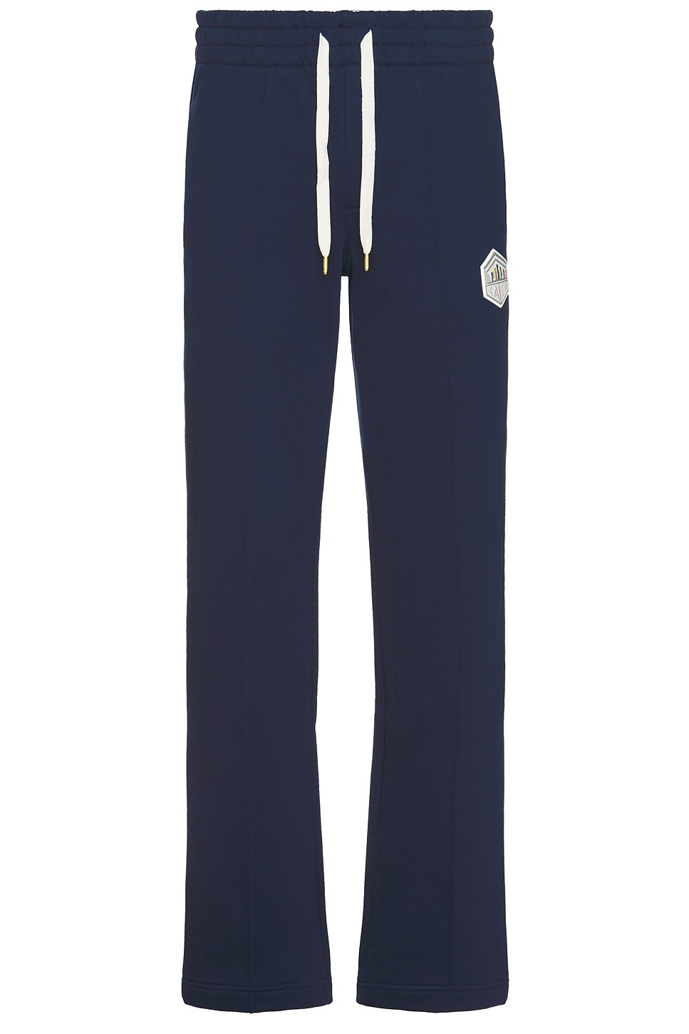 Casablanca Casa Temple Rubber Patch Pintuck Jogger Blue