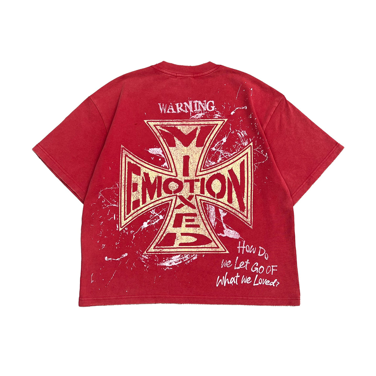 Mixed Emotions Red Crimson Tee