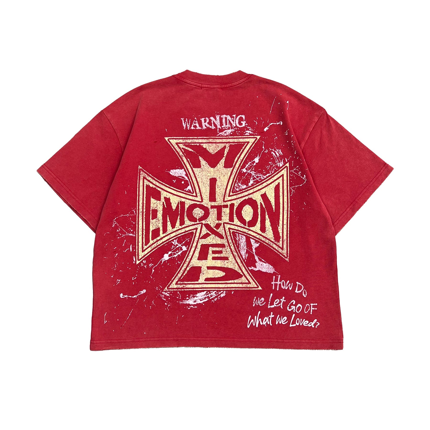 Mixed Emotions Red Crimson Tee