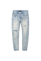 Purple Brand P001 Light Indigo Paint Blowout Jeans
