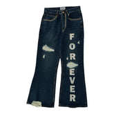 Forever Flared Jeans Dark Blue