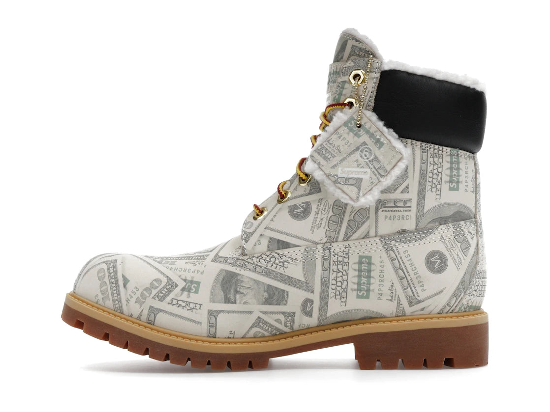 Timberland 6" Premium Waterproof Boot Supreme x MM6 Maison Margiela $100 Bills