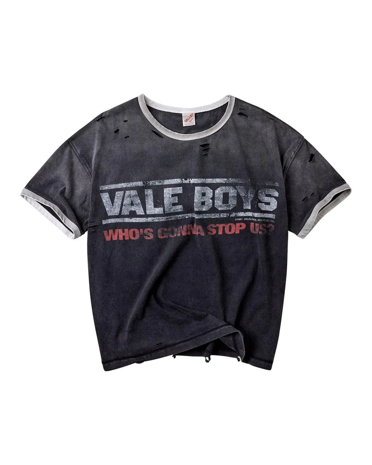 Vale Forever Oreo Ringer Tee Black
