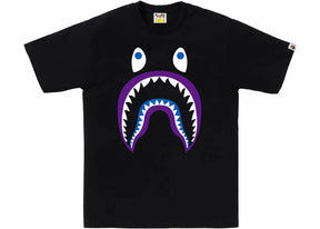 BAPE Colors Shark PONR Tee Black