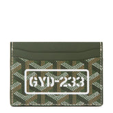 Goyard Goyardine Canvas Khaki Saint-Sulpice Card Holder