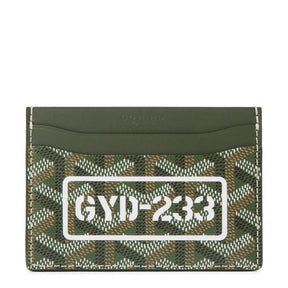 Goyard Goyardine Canvas Khaki Saint-Sulpice Card Holder