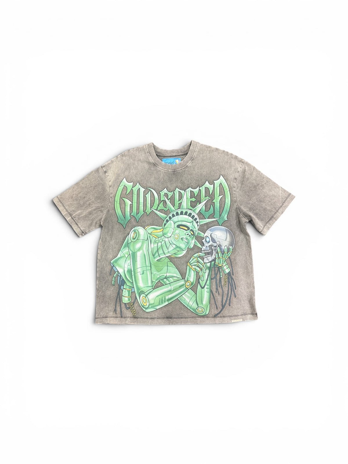 Godspeed Freedoms Protocol Tee Grey