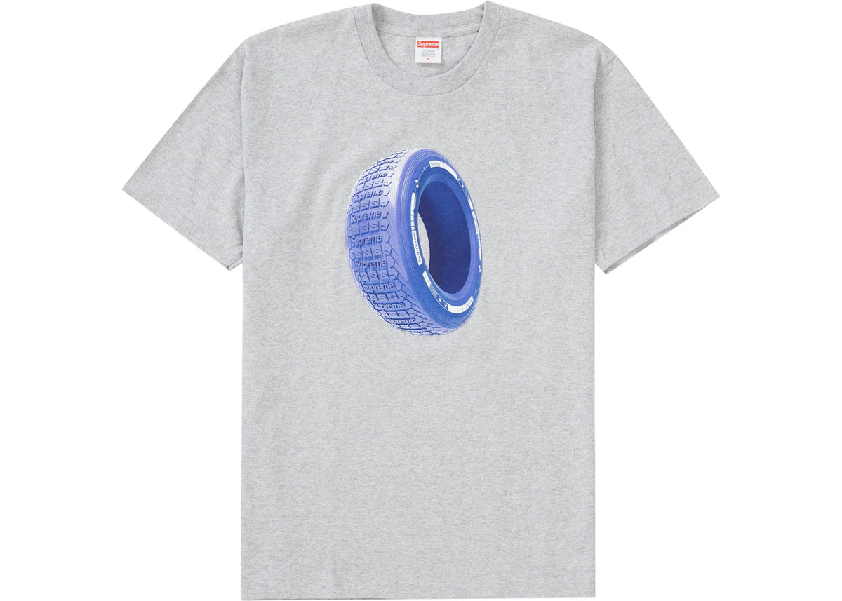Supreme Tire Tee Heather Grey