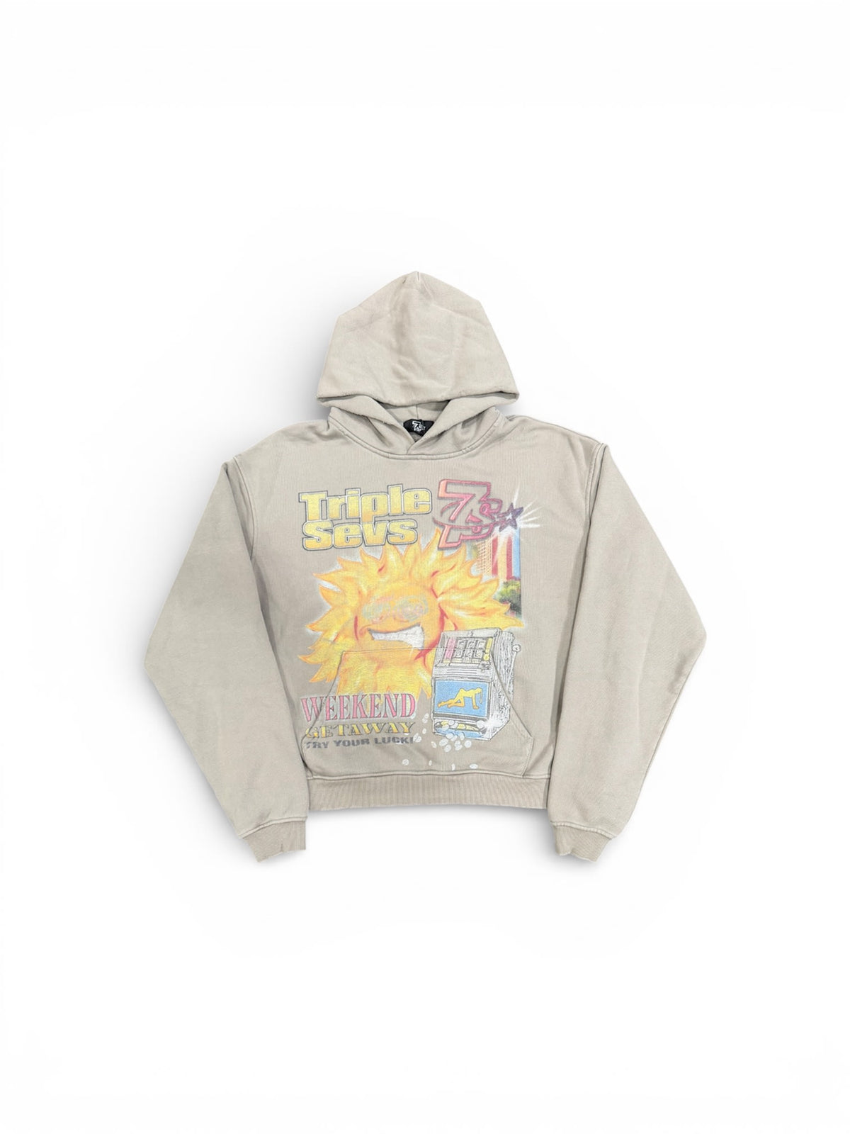 Triple Sevens Weekend Getaway Hoodie Charcoal