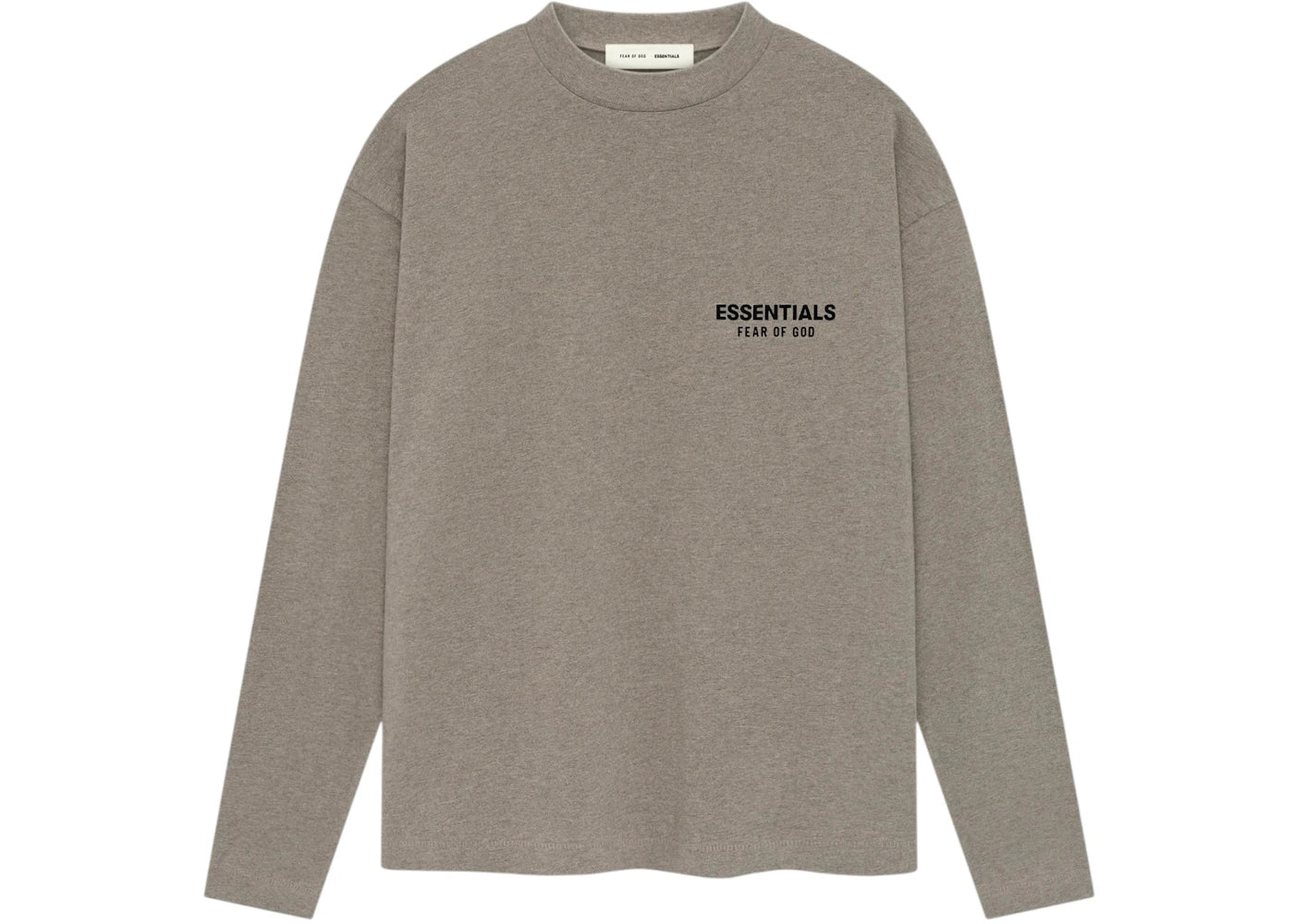 Fear of God Essentials Classic Print Long Sleeve Tee (FW25) Homestead Heather