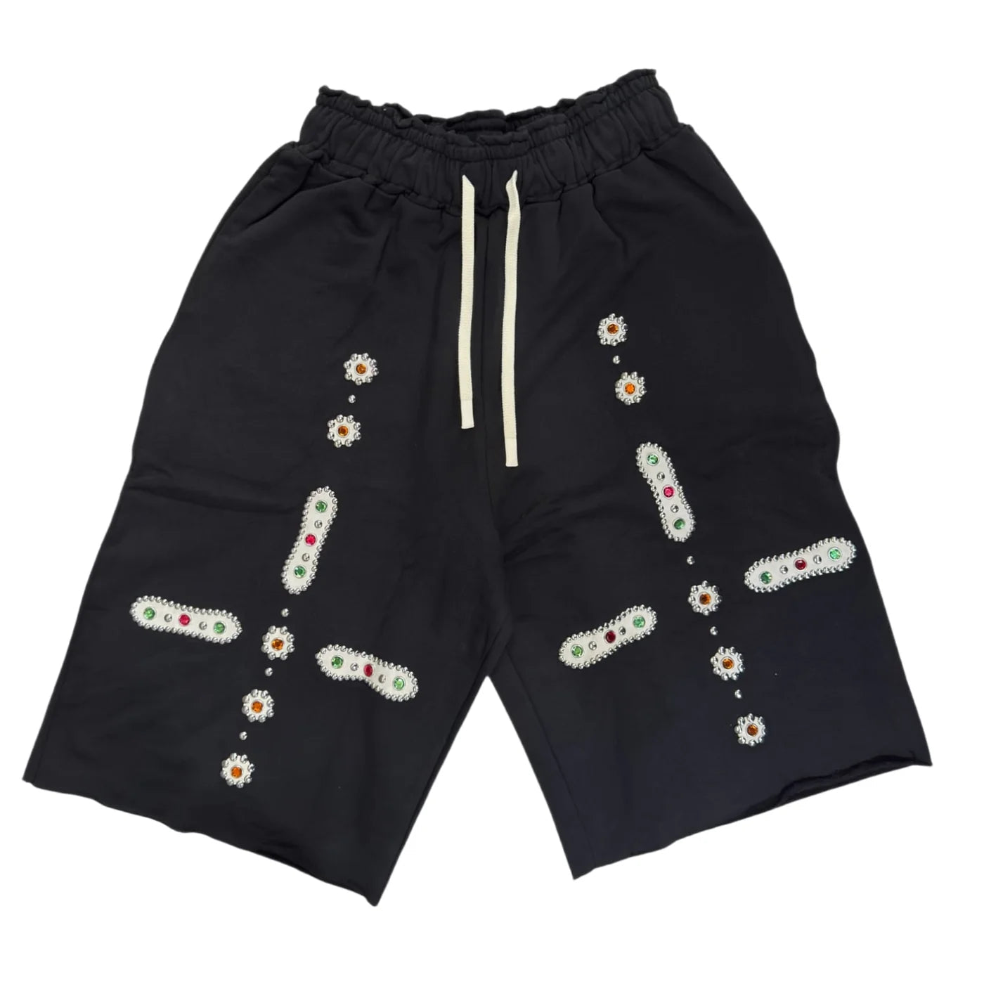 Bravest Black Sapphire Baggy Sweat Shorts