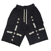Bravest Black Sapphire Baggy Sweat Shorts