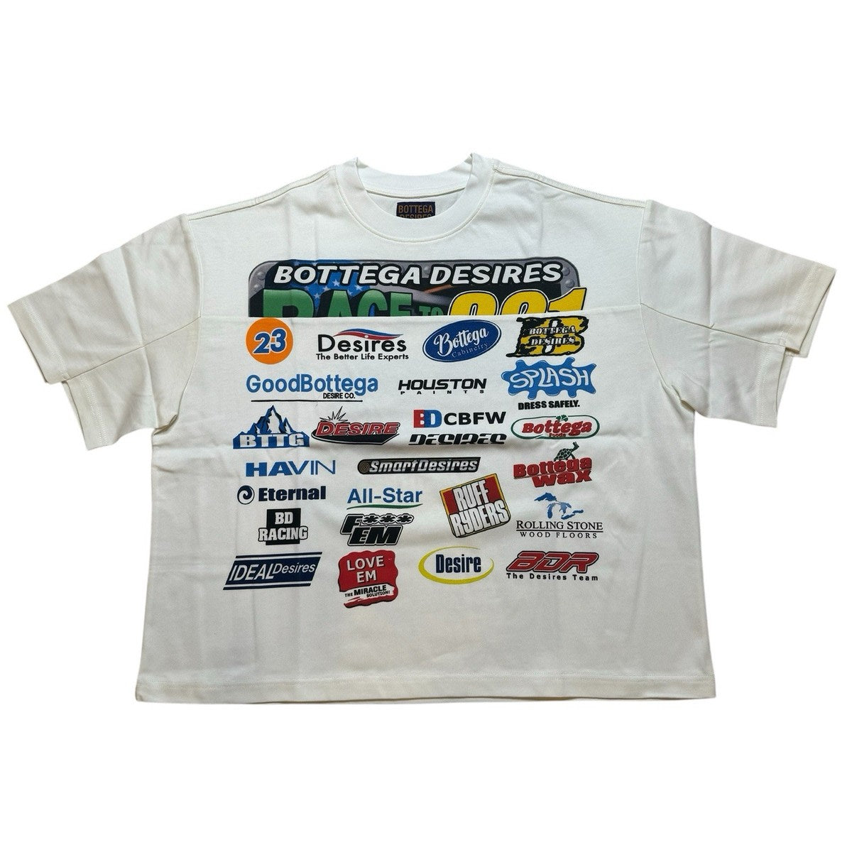 Bottega Desires Race T-Shirt White