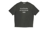 Acne Studios Sprayed Logo T-Shirt Faded Black