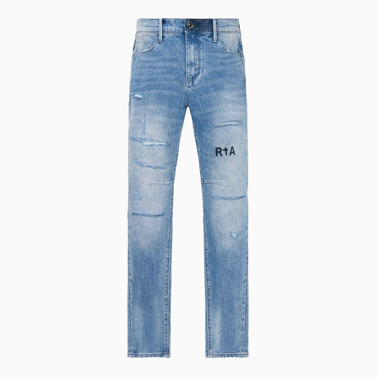 RTA Bryant Skinny Denim Jeans Pant Vintage Blue