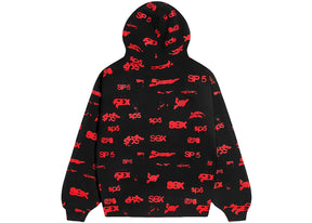 Sp5der Sex AOP Hoodie Black