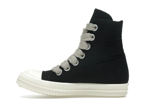 Rick Owens DRKSHDW Hollywood Jumbo Lace Puffer High Top Black Milk