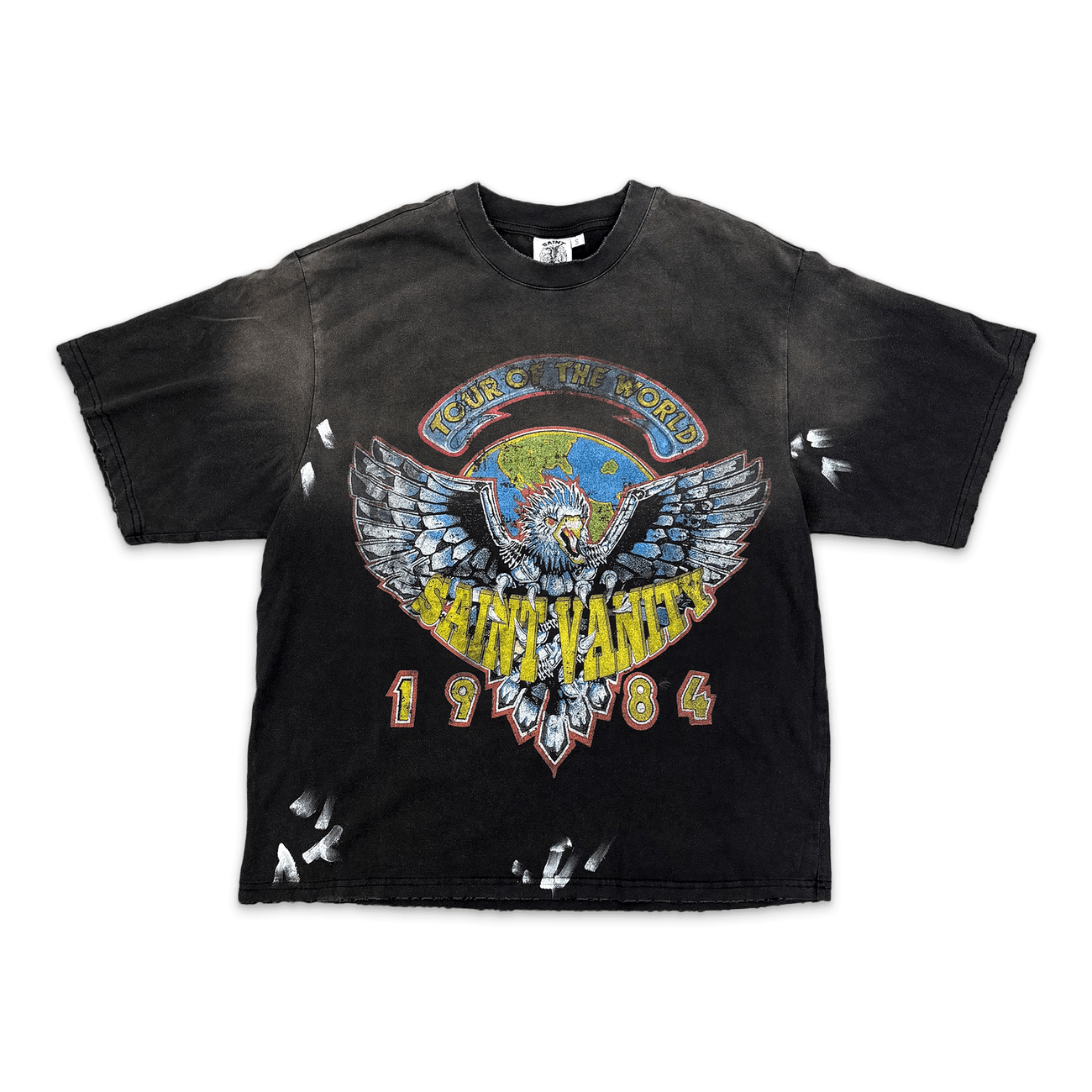 Saint Vanity 1984 Tee Vintage Black