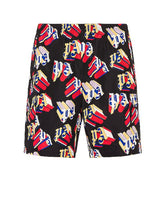 Palm Angels 3D PA Swimshort - Black/Red