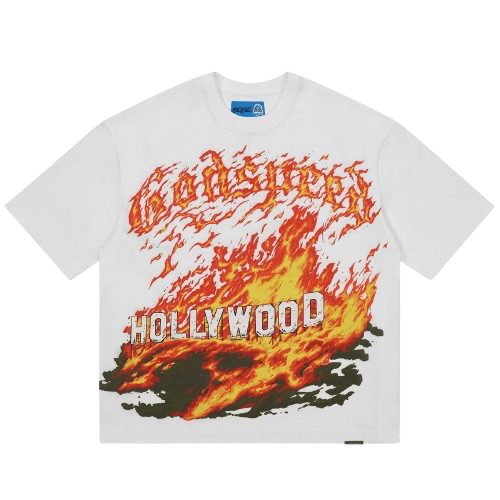 Godspeed Hollywood Inferno II Tee White