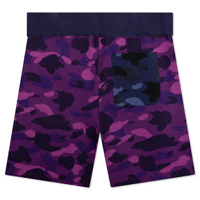 Bape Crazy Camo Shark Sweat Shorts Red