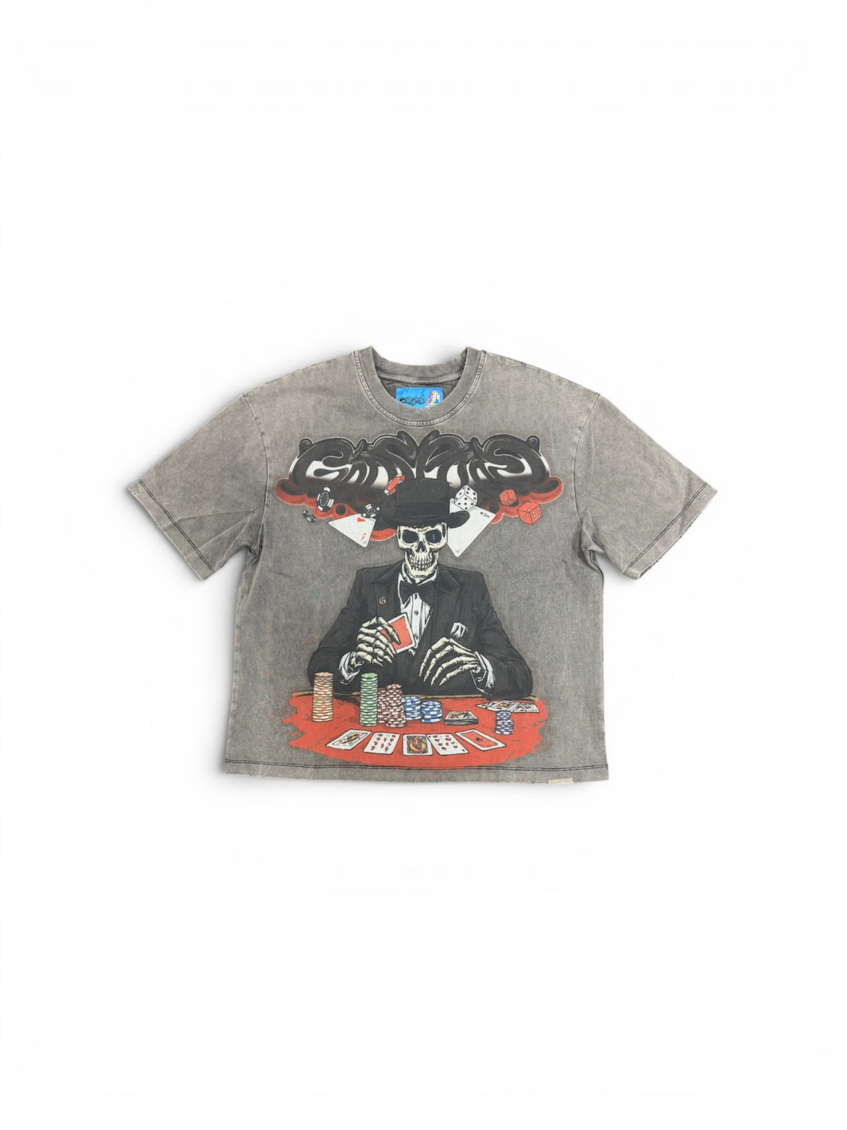 Godspeed High Stakes T-Shirt Grey Wash