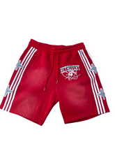 Retrovert Star Track Shorts Red