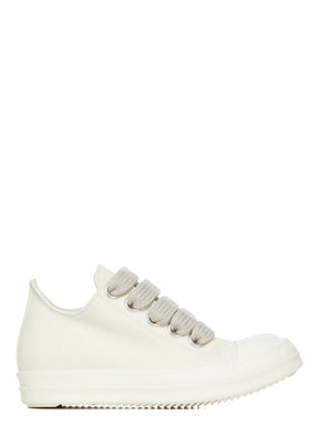 Rick Owens DRKSHDW Jumbolace Low Sneaks Milk