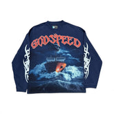 Godspeed Sea Sick L/S Tee Navy