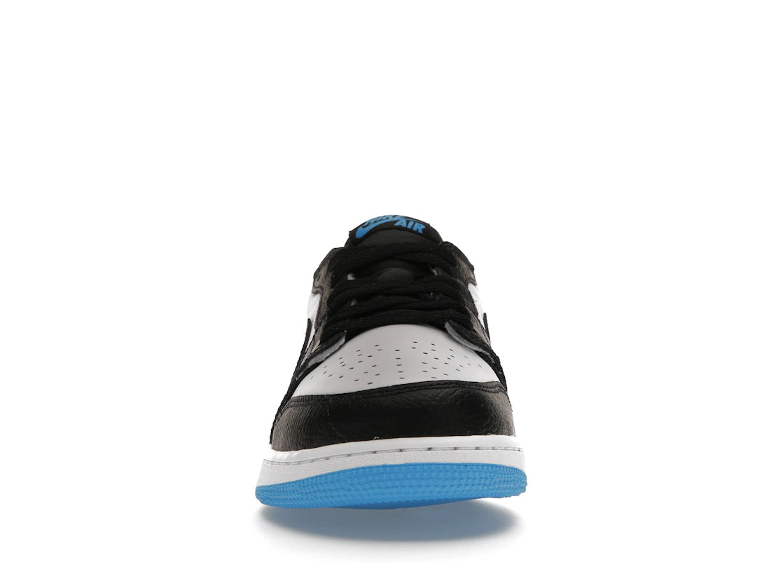 Jordan 1 Retro Low OG Black Dark Powder Blue (GS)