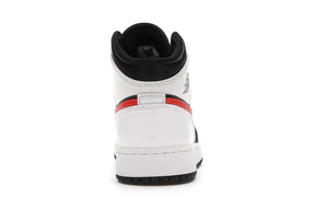 Jordan 1 Mid White Black Chile Red (GS)