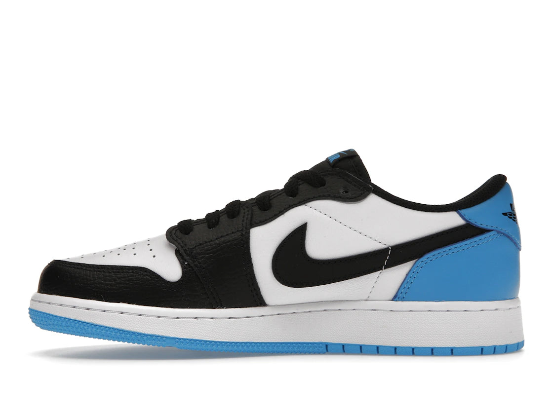 Jordan 1 Retro Low OG Black Dark Powder Blue (GS)