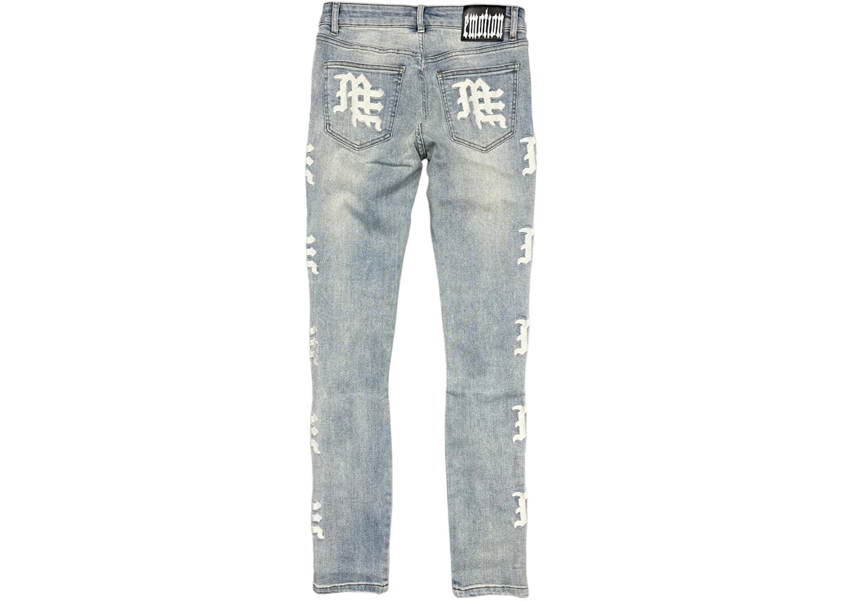 Mixed Emotion Sea Monogram Denim Blue