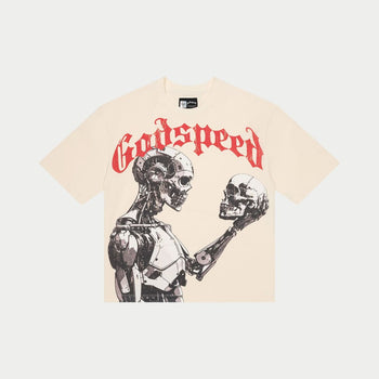 GODSPEED Mankind vs Ai III Tee Bone/Red