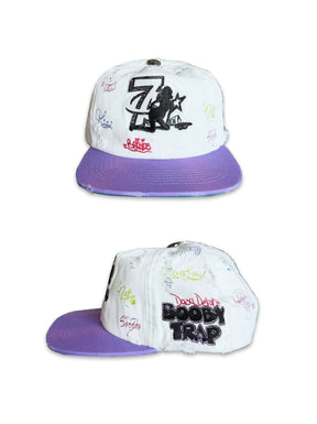 Triple Sevens Trap Signed Logo White Hat