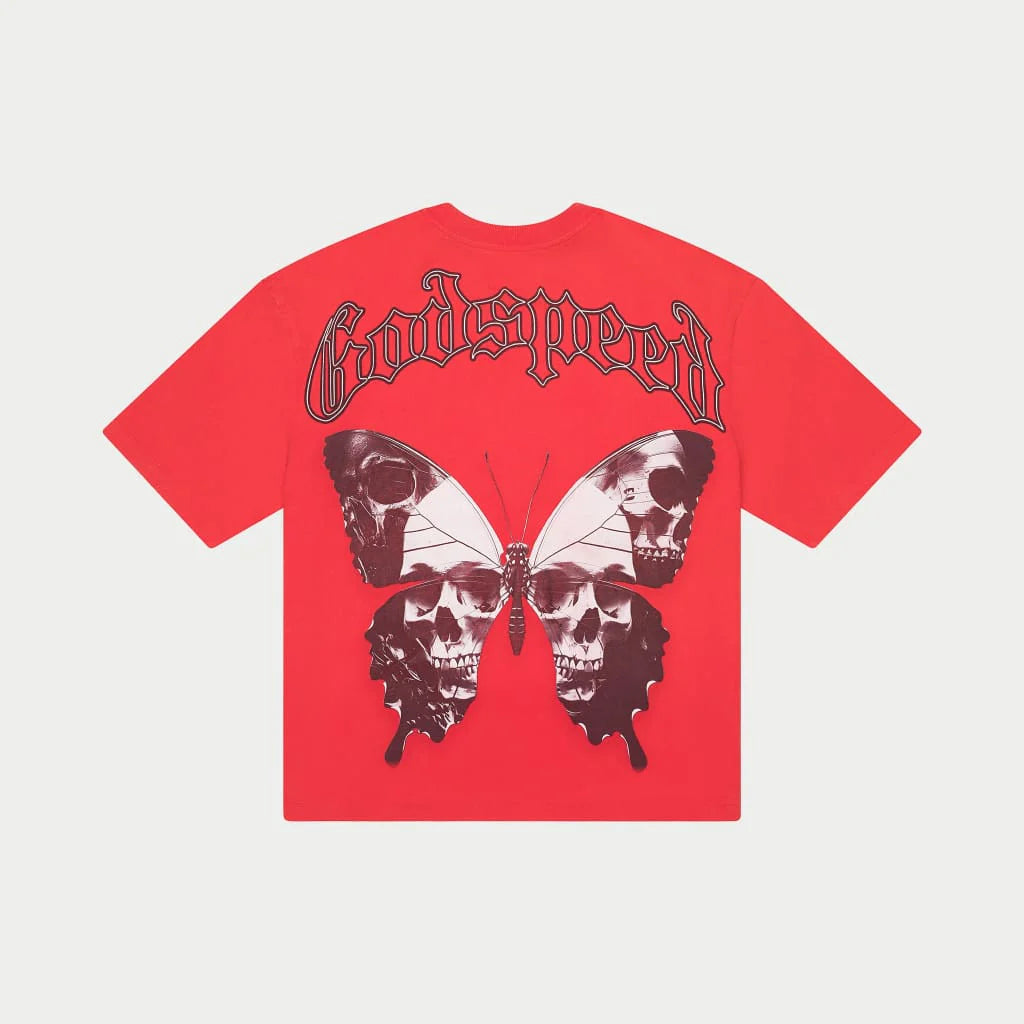 GODSPEED Butterfly-Effect-T-Shirt Red