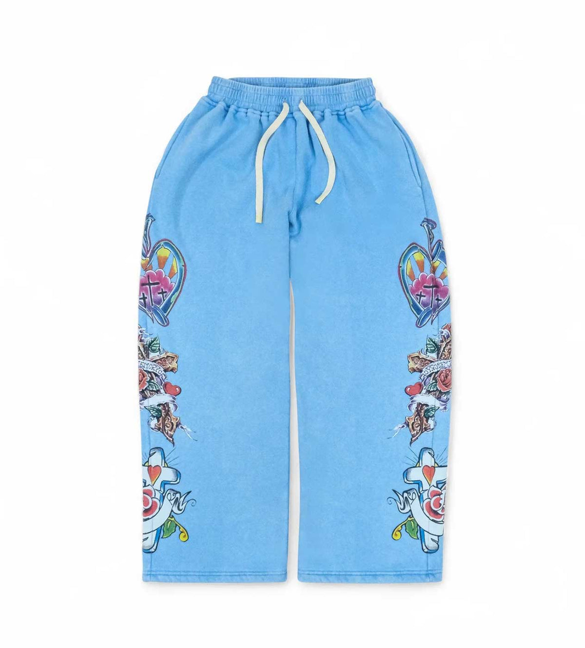 Righteous Risen King Sweatpants Blue