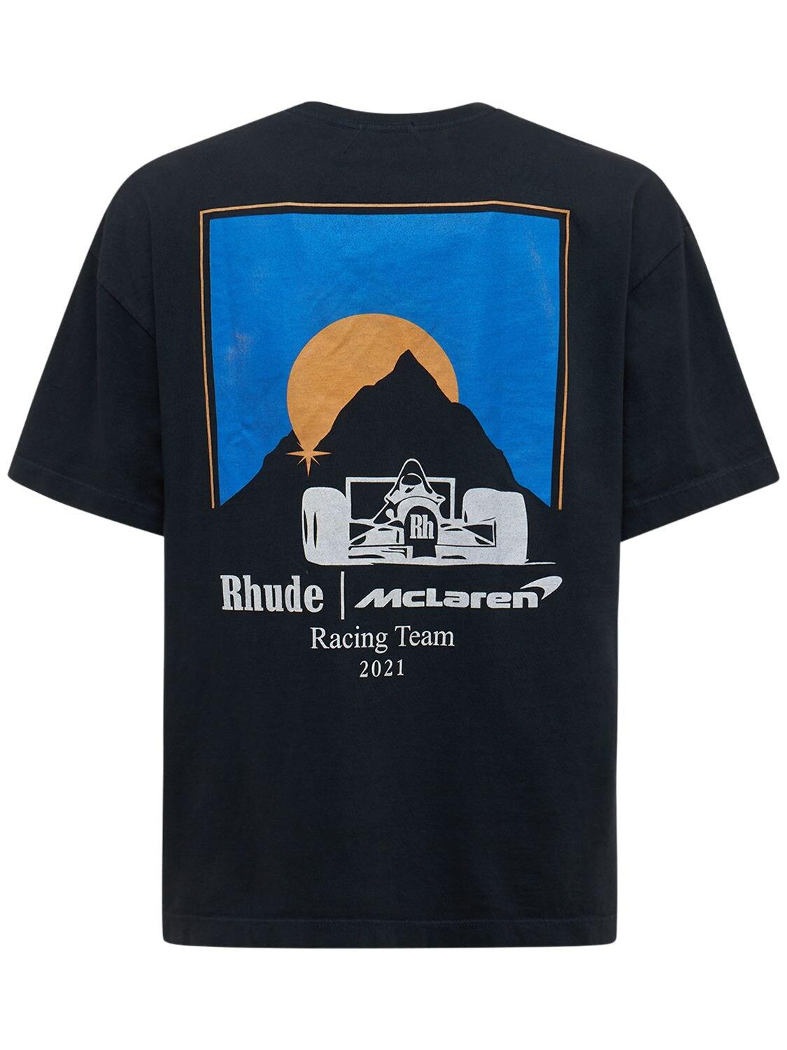 Rhude x Mclaren Moonlight Racer Tee Black