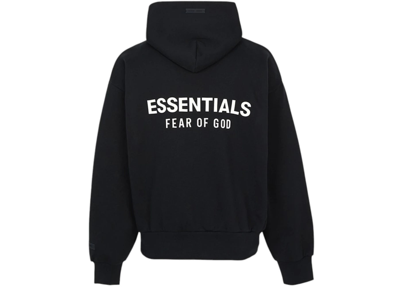 Fear of God Essentials Classic Fit Fleece Hoodie Black