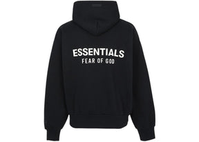 Fear of God Essentials Classic Fit Fleece Hoodie Black